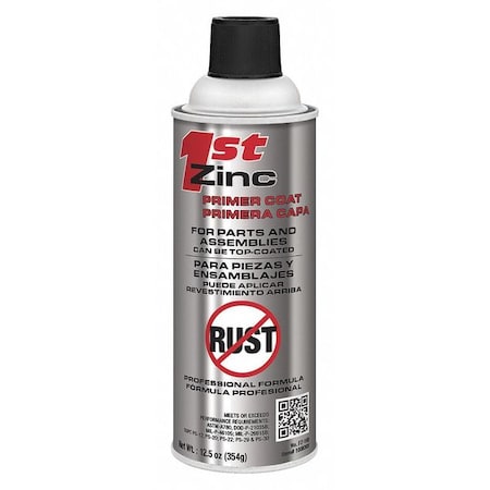 16 oz. Matte Gray Zinc Rich Galvanizing Compound MPN:FZ-100