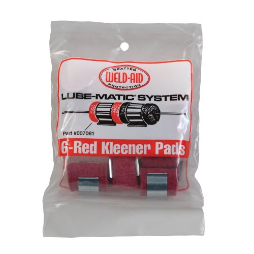 WELD AID Wire Feeder Cleaner Pads PK6 MPN:007061