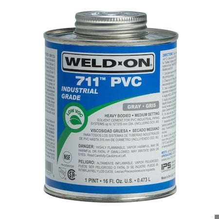 PVC Gray Heavy Bodied Pint MPN:13975