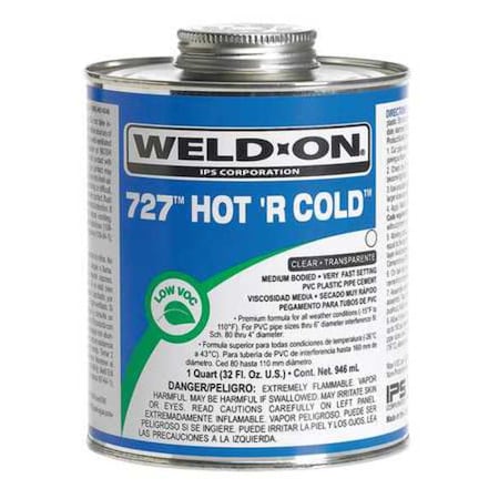 PVC Hot 'R Cold Clear Medium Bodied Quart MPN:13982