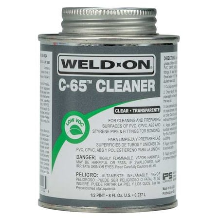 Cleaner, 0.5 pt, Clear MPN:10203