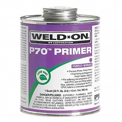Primer Purple 16 Oz PVC and CPVC MPN:13995