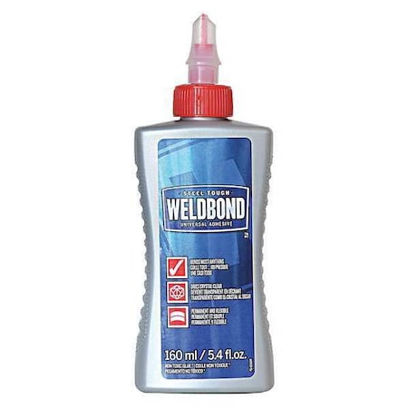 Glue, White, 6 to 12 hr Full Cure, 5.4 fl oz, Bottle MPN:058951501602