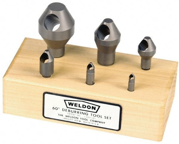 Countersink Set: 6 Pc, 7/16 to 1-1/8