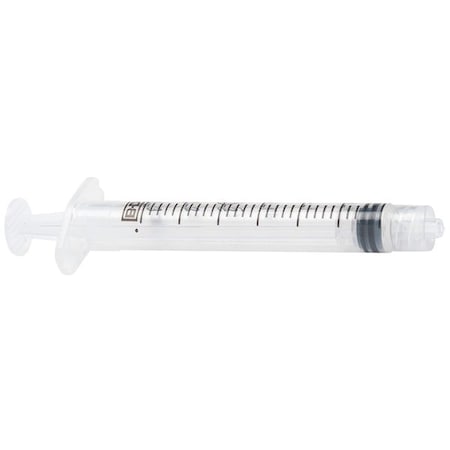 Dispensing Syringe, Luer Lock, 3 cc, Translucent, PK20 MPN:M3LLASSM