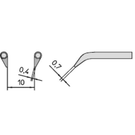 Soldering Tweezer, Micro, 1/32in. MPN:T0054465799N
