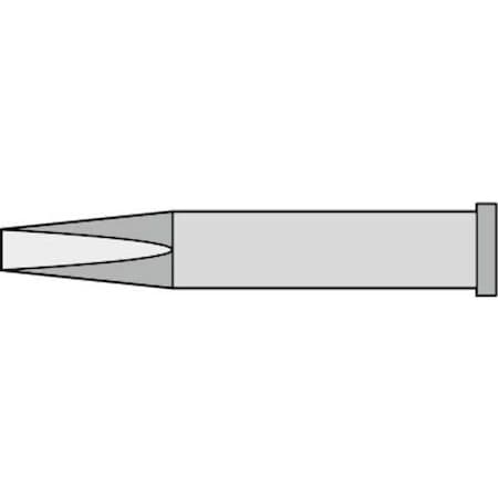 Soldering Tip, Chisel, 3.2 mm, For Use With Mfr. No. WP120 MPN:T0054470299