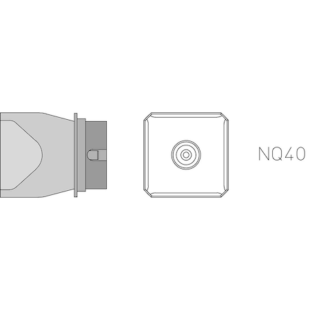 Hotgas Nozzlenq40260X260 MPN:T0058736804N