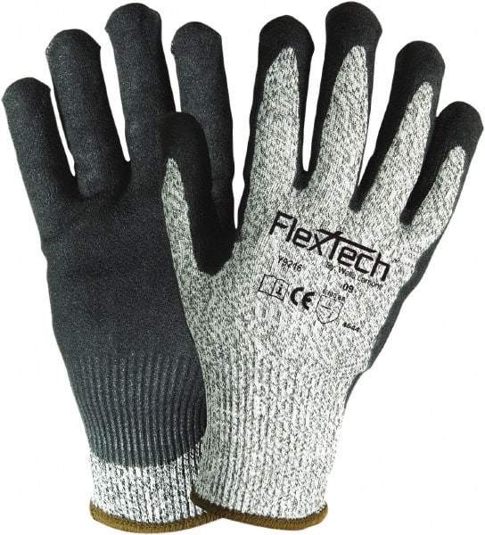 Cut-Resistant Gloves: Size 2XL, ANSI Cut 7, Nitrile, Dyneema MPN:Y9216XXL