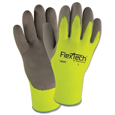 Hi Vis Thermal Syntheticknit Glove With Nitrile MPN:Y9239TL