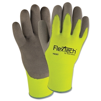 Hi Vis Thermal Syntheticknit Glove With Nitrile MPN:Y9239TXXL