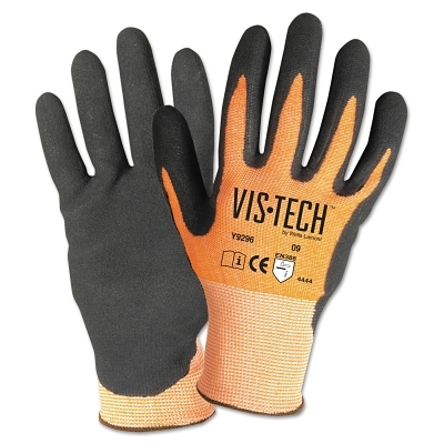 Vis Tech Hi Vis Cut Resistant Nitr Coating M MPN:Y9296M
