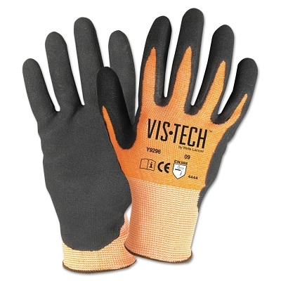Vis Tech Hi Vis Cut Resistant Nitr Coating S MPN:Y9296S
