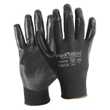 Black Nylon Glove Foamnitrile Palm Xl MPN:Y9249XL