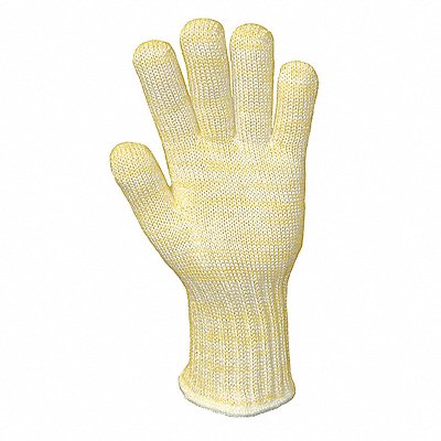Heat Resistant Glove M Yellow/White PK12 MPN:2610M-GR