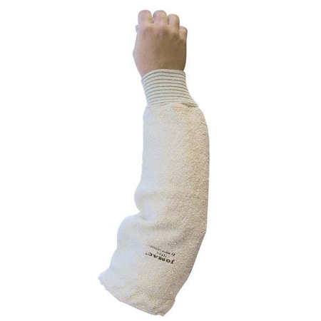 Heat-Resistant Sleeve, Terrycloth, 14 in Length, White MPN:S-15HR