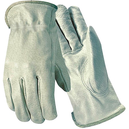 Leather Palm Gloves, Keystone Thumb, Red (Overedge), S MPN:Y0107S