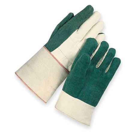 Heat Resistant Gloves, Cotton, Green, Size Large, 1 Pair MPN:Y6301L