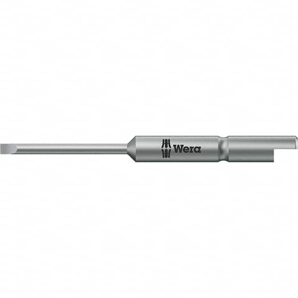 Slotted Screwdriver Bits, Reversible: Yes , Drive Size (mm): 4 , Blade Thickness (mm): 0.4 , Material: Steel , Point Size: 0.35  MPN:05135264001