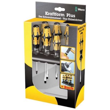 Demo Screwdriver Set, Slotted/Phillips, 6 pcs MPN:05018282001