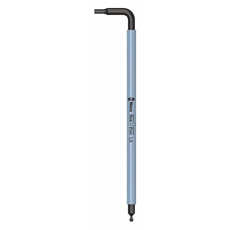 Plain L Key Hex Key, 1.5 mm Tip Size, 3 1/2 in Long, 9/16 in Short MPN:05022600001