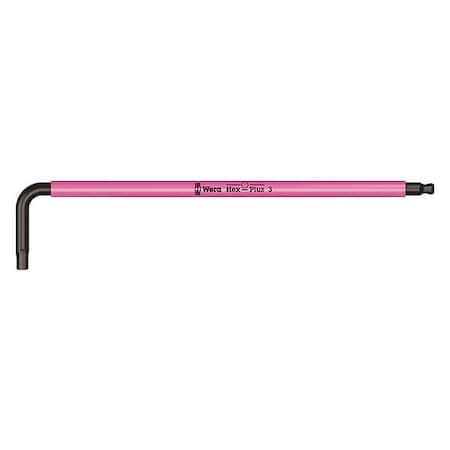 Plain L Key Hex Key, 3 mm Tip Size, 4 7/8 in Long, 27/32 in Short MPN:05022606001
