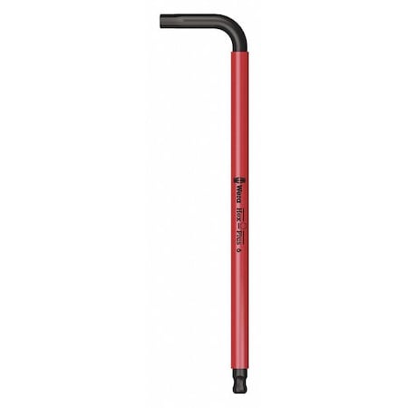 Plain L Key Hex Key, 6 mm Tip Size, 6 3/4 in Long, 1 1/4 in Short MPN:05022612001