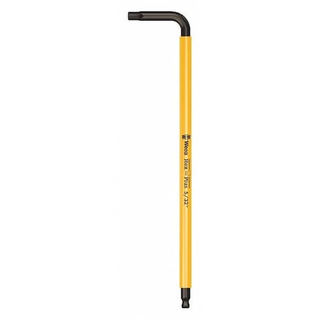 Plain L Key Hex Key, 5/32 in Tip Size, 5 3/8 in Long, 5 3/8 in Short MPN:05022633001