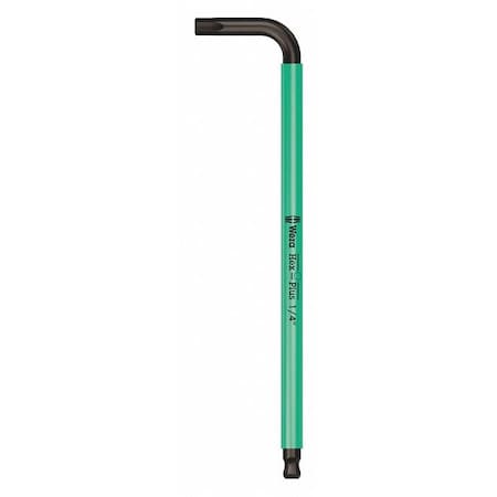 Plain L Key Hex Key, 1/4 in Tip Size, 7 1/4 in Long, 1 5/16 in Short MPN:05022636001