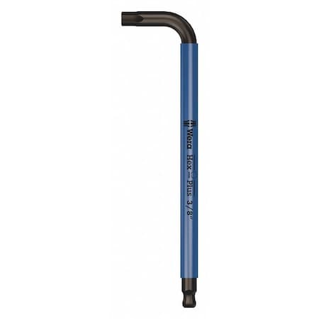 Plain L Key Hex Key, 3/8 in Tip Size, 8 in Long, 9 in Short MPN:05022638001