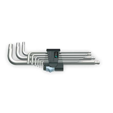 9 Piece Metric L-Shape Hex Key Set, 05022720001 MPN:05022720001