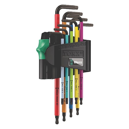 Torx Key Set, L Shape, 3 in to 5 3/8 in MPN:05024335001