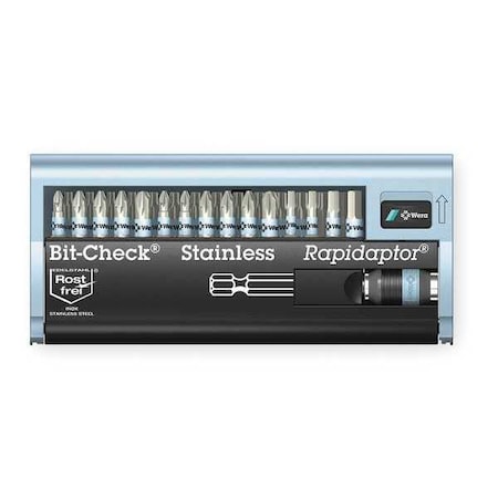DriverBitSet, 30pcs, Stainless Steel MPN:05071109001