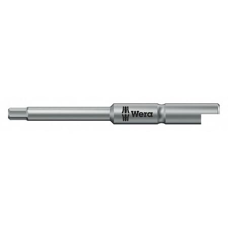 1/2 in Drive Hex Socket Bit Metric 1.5mm Tip, 1 47/64 in L MPN:05135268001