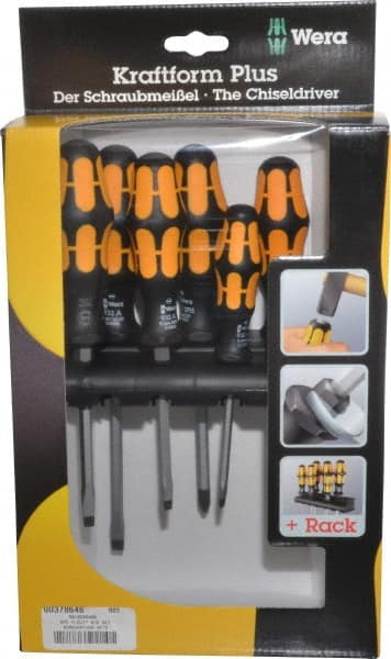 Screwdriver Set: 6 Pc, Phillips & Slotted MPN:05018282001