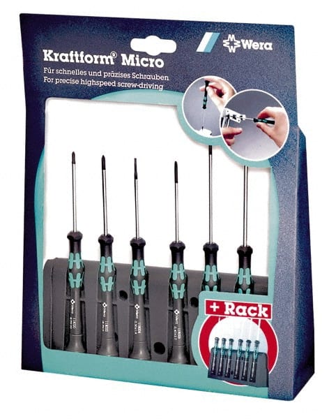 Screwdriver Set: 6 Pc, Phillips & Slotted MPN:05118152001