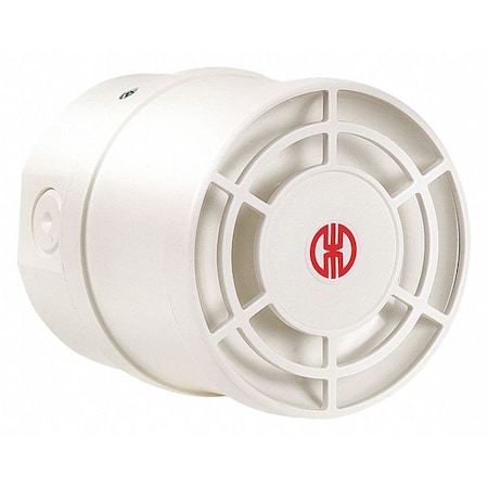 Multi-Tone Sounder, Buzzer, Continuous/Pulse, 9 to 28V DC, 115 dB, Polycarbonate/ABS Blend, White MPN:14095050