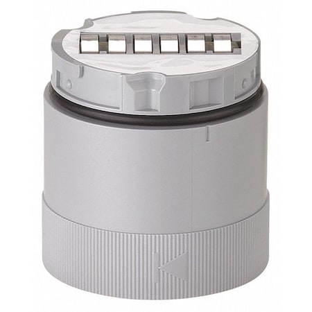 Terminal Element, 24V, Gray, 1 9/16 in Dia., 1 3/4 in Height, KombiSIGN 40 Series MPN:63070075