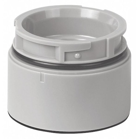 Tower Adapter, Not Applicable, Gray, 1 9/16 in Dia., 1 1/8 in Height, KombiSIGN 40 Series MPN:63071000