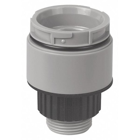 Tower Adapter, Not Applicable, Gray, 1 9/16 in Dia., 1 13/16 in Height, KombiSIGN 40 Series MPN:63072000