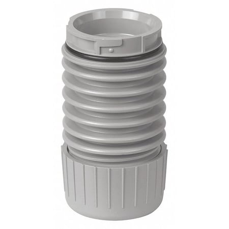 Tower Adapter, Not Applicable, Gray, 1 9/16 in Dia., 3 1/8 in Height, KombiSIGN 40 Series MPN:63073000