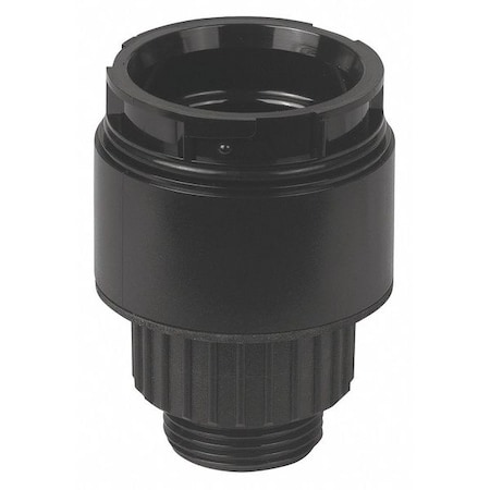 Tower Adapter, Not Applicable, Black, 1 9/16 in Dia., 2 1/8 in Height, KombiSIGN 40 Series MPN:63082000