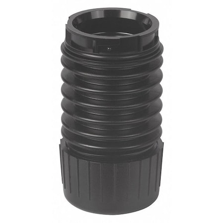 Tower Adapter, Not Applicable, Black, 1 9/16 in Dia., 3 1/8 in Height, KombiSIGN 40 Series MPN:63083000