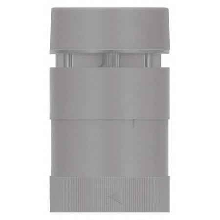 Tower Light Sounder Tier, 24V, Gray, 1 9/16 in Dia., 2 11/16 in Height, KombiSIGN 40 Series MPN:63571075