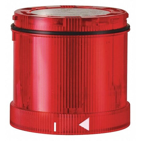 Tower Light Module, 115V AC, Red, 70 mm Dia., 66 mm Height, Xenon, KombiSIGN 71 Series MPN:64310067