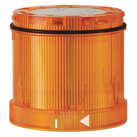 Tower Light Module, 115V AC, Yellow, 70 mm Dia., 66 mm Height, LED, KombiSIGN 71 Series MPN:64430067