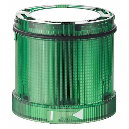 Tower Light Module, 24V AC, 24V DC, Green, 70 mm Dia., 66 mm Height, LED, KombiSIGN 71 Series MPN:64721075