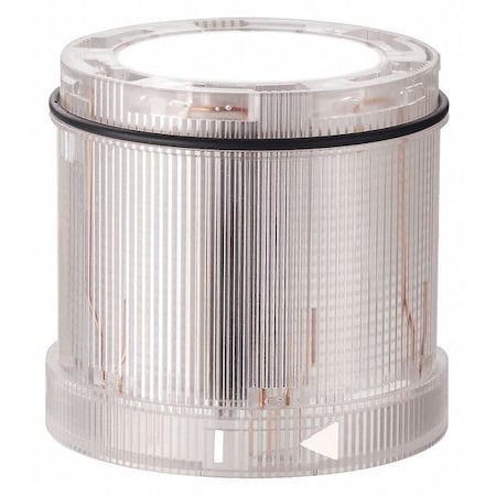 Tower Light Module, 24V AC, 24V DC, Clear, 70 mm Dia., 66 mm Height, LED, KombiSIGN 71 Series MPN:64743075