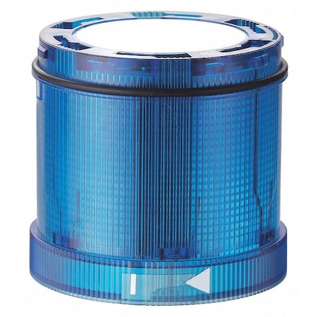 Tower Light Module, 24V DC, Blue, 70 mm Dia., 66 mm Height, LED, KombiSIGN 71 Series MPN:64752055