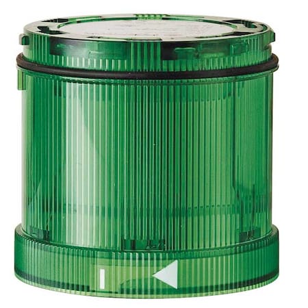 Tower Light Module, 120V AC, Green, 70 mm Dia., 2 5/8 in Height, Incandescent MPN:64918009
